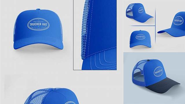 5146+ Trucker Cap Mockup Psd Mockup File Free Download