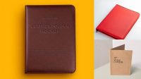 5149+ Leather Folder with Papers Professional Editable Freebie PSD