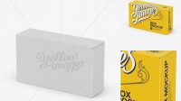 5149+ Stand-Up Paper Box PSD Mockup Halfside View Free Digital Resource for Designers