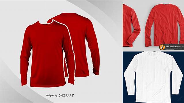 5151+ Mockup Kaos Lengan Panjang Depan Belakang Psd Creative PSD Templates