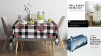 5158+ Free Tablecloth Mockup Free Graphic Mockup PSD