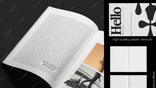 5159+ Zine Mockup Creative and Modern PSD Freebie