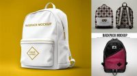 5162+ Backpack PSD Mockup Half-side View Free PSD Mockup Resource