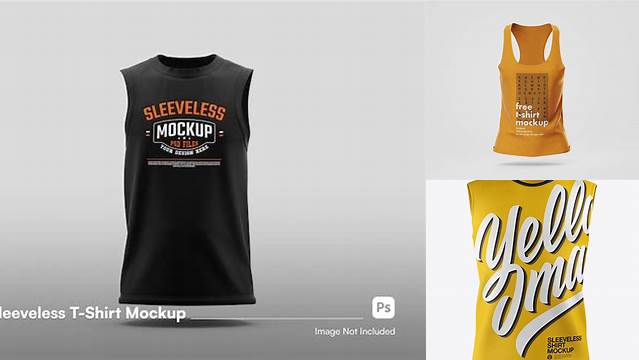 5165+ Sleeveless Mockup PSD Download