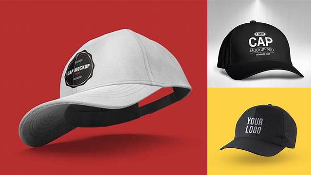 5168+ 6 Panel Cap Mockup Premium Quality PSD Freebie