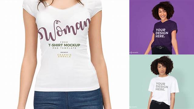 5170+ Female Shirt Mockup Customizable PSD Templates