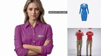 5174+ Staff Uniform Mockup Free High Resolution