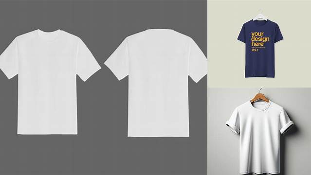 5179+ Mockup Kaos Putih Premium Design Freebie