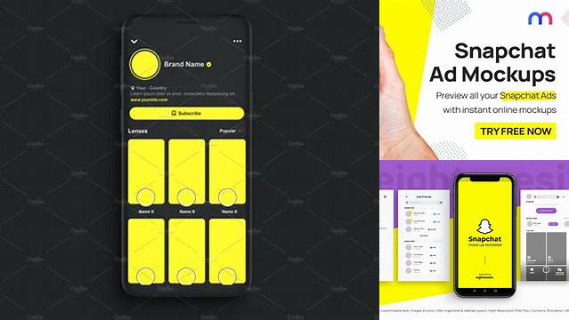 5179+ Snapchat Mockup Generator High-Quality Editable PSD