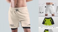 5184+ Men's Shorts Mockup Free Digital Download