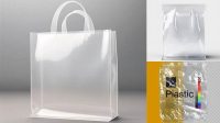 5187+ Transparent Plastic Bag Mockup Include TIFF