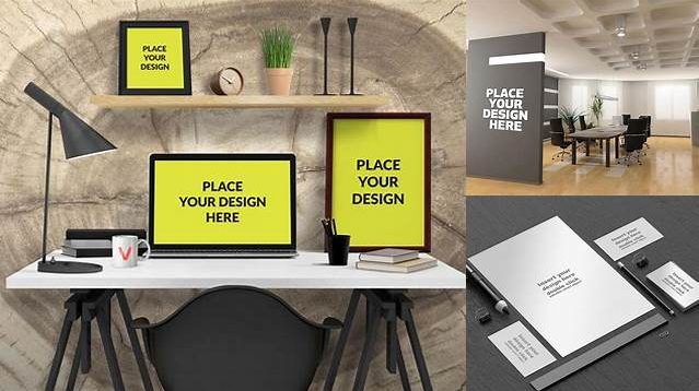 5188+ Office Set Mockup Free Digital Resource Free Download