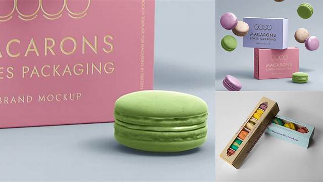 5191+ Macaron Packaging Mockup Professional Design PSD