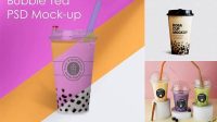 5197+ Boba Mockup Free Premium Quality PSD Freebie