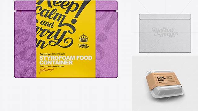 5198+ Styrofoam Box Mockup Smart PNG Image