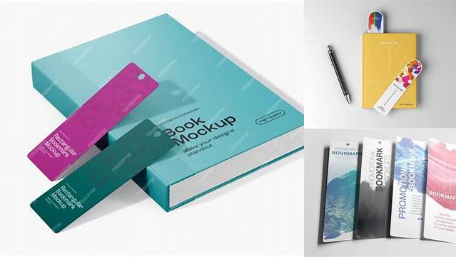 520+ Bookmark Mockup Free Psd Modern Design PSD