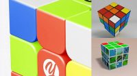 5203+ Rubik's Cube Mockup Free Professional Design PSD