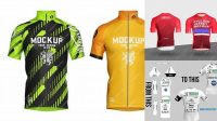 521+ Cycling Jersey Mockup Psd Free Download Easy Editable