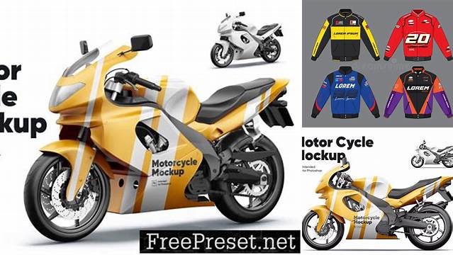 5213+ Motorcycle Mockup Free Easy Editable