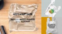 5215+ Transparent Plastic Bag Mockup Free Layered PSD File