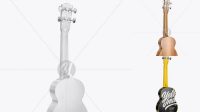 5215+ Ukulele PSD Mockup Back Half Side View Include TIFF