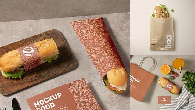 5218+ Sandwich Paper Mockup Free Premium Design Freebie