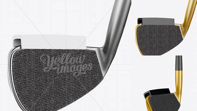 5219+ Golf Iron With Impact Improver PSD Mockup Halfside View Free Downloadable PSD