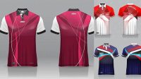 5222+ Jersey Badminton Mockup Include TIFF