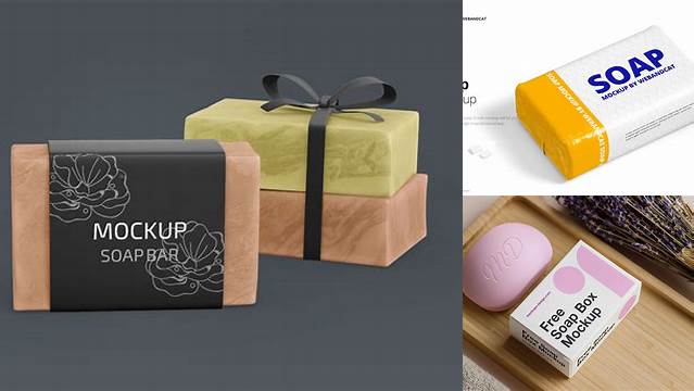 5226+ Soap Bar PSD Mockup Advanced Editable PSD