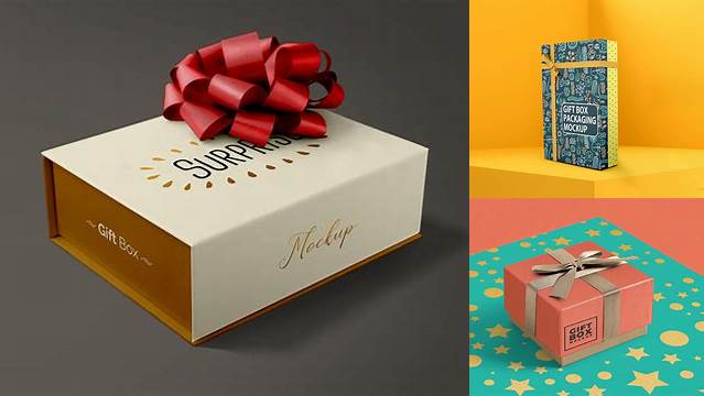 5235+ Gift Mockup Psd Free High-End Creative PSD Template