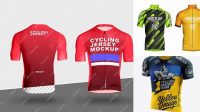 5236+ Men’s Cycling Jersey PSD Mockup Right Half Side View Free PSD Mockup Resource