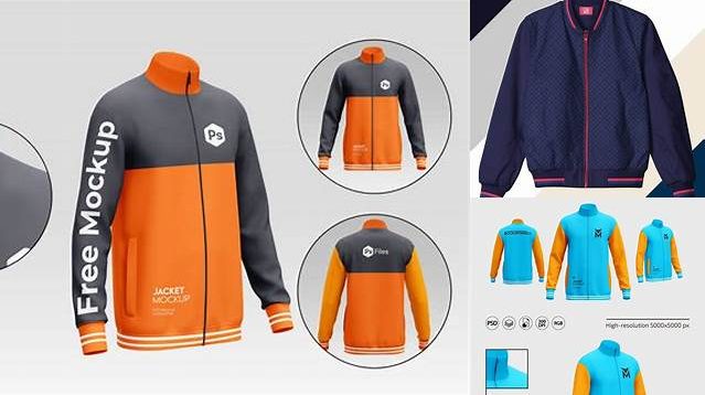 5237+ Mockup Jaket Free PSD