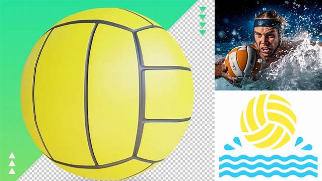 5240+ Water Polo Ball PSD Mockup Front View Professional Design PSD