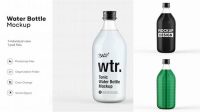 5247+ Clear Glass Bottle With Tonic PSD Mockup Download Premium Free PSD