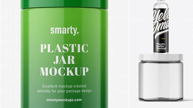 525+ Pet Jar Mockup Best for Showcase