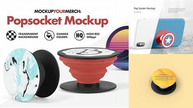 5250+ Popsocket Mockup Free Advanced Photoshop Template