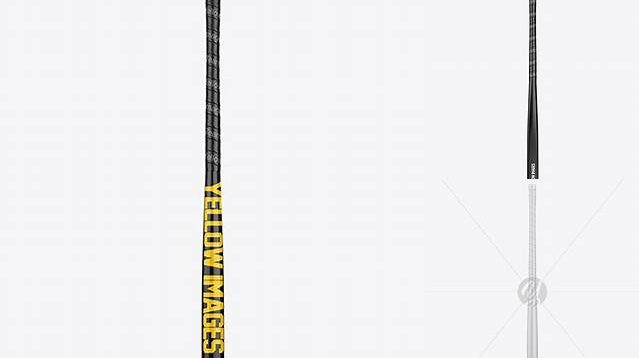 5251+ Glossy Field Hockey Stick Front & Back Views High-Quality Editable PSD