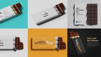 5259+ Milk Chocolate Bar Packaging PSD Mockup Professional Quality PSD Freebie