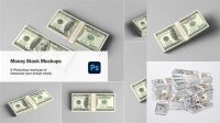 5260+ Money Stack PSD Mockup Creative Layered Design File