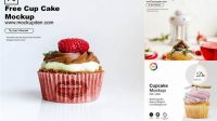 5261+ Cupcake Mockup Exclusive Digital PSD Resource