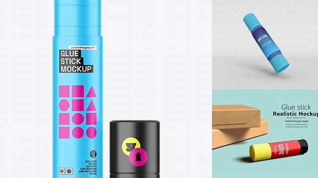 5264+ Matte Glue Stick PSD Mockup Exclusive Free Photoshop Mockup