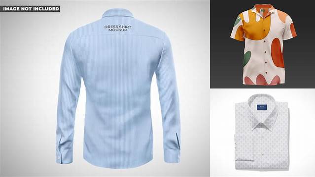 5265+ Men’s Dress Shirt PSD Mockup Back View Free Editable Photoshop Template