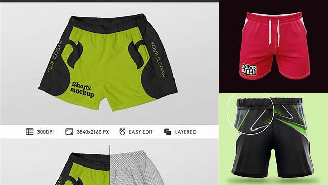 527+ Shorts Mockup Free Download Editable Graphic Free PSD