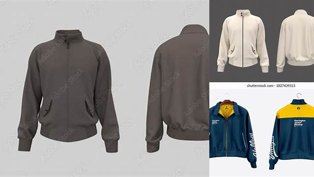 5275+ Harrington Jacket Mockup High-Quality PSD Files