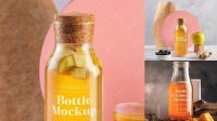 5277+ Kombucha Bottle Mockup Free Download Design Mockup