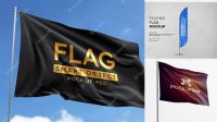 5277+ Mock Up Bendera Unique Free Photoshop Files