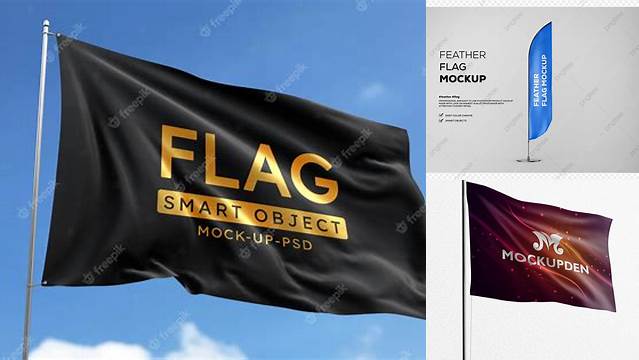 5277+ Mock Up Bendera Unique Free Photoshop Files