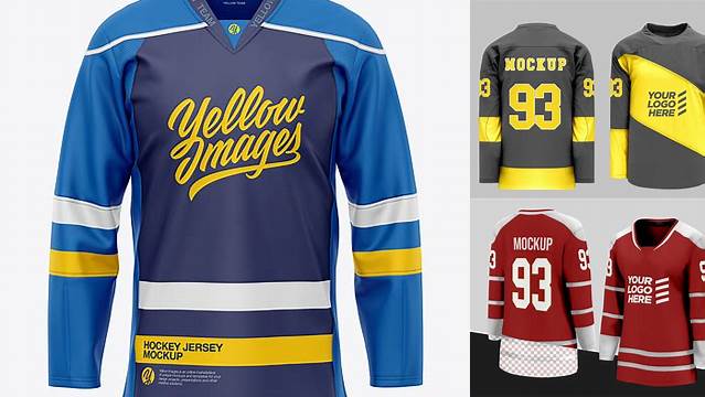 5281+ Ice Hockey Jersey Mockup Free Professional Quality PSD Freebie