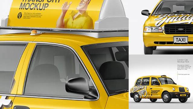 5290+ Taxi Mockup Free High-Quality PSD Files