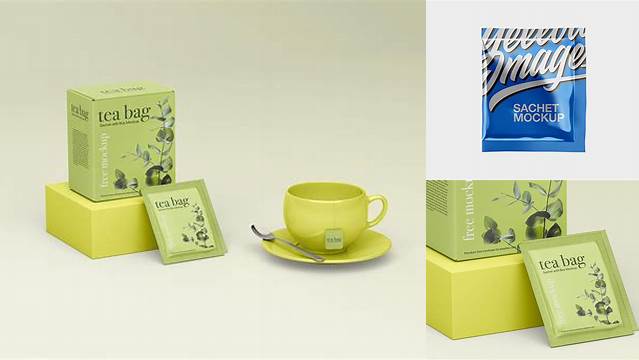 5293+ Tea Sachet Mockup PSD Download